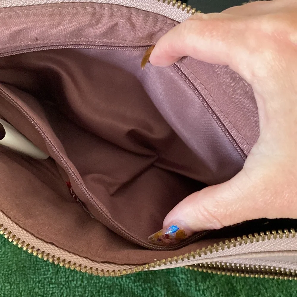 Merona blush/lavenderand gold clutch - Picture 6 of 9